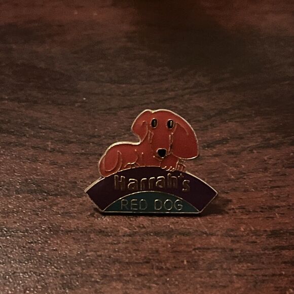 Harrah’s Red Dog Food Lapel Hat Pin - Picture 1 of 3